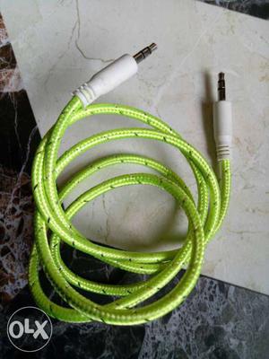 It is aux cable for cars and dj connection and