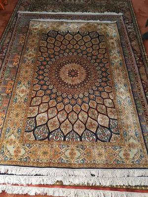 Kashmiri hand made silk carpets