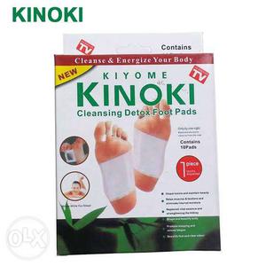 Kiyome Kinoki Cleansing Detox Foot Pads Box