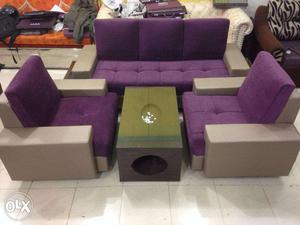 Low cost new sofa set 3+2= 5 seater.