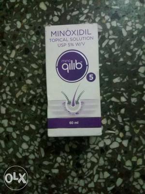 Minoxidil 5% 60ml, new box. Hair treatment drops.