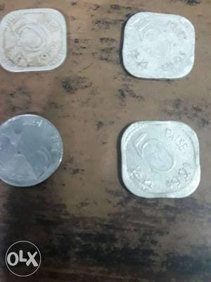 Old 4 coins