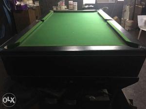 Pool table in a very good condition. new carpet.