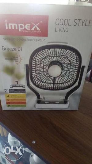 Rechargeable fan (new stock) works without