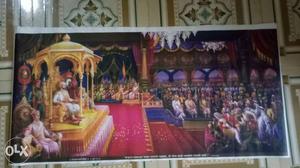Shivaji maharaj canvas print.36 by 17 inch