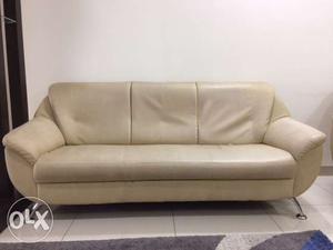 Sofa - Leatherite 3 seater + 2 rockers