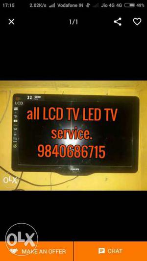 TV Repairs And Service LCD TV LED TV smart TV service