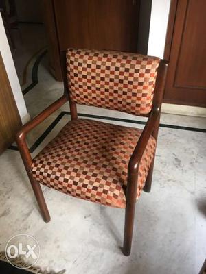 Teakwood chairs, a set of four,₹ each