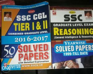 Two SSC Tier I & II And Reasoning Books