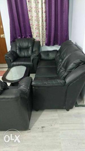 Urgent Sale... 3+1+1 sofa seater with centre table