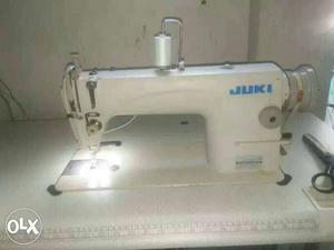 White And Blue Juki Sewing Machine