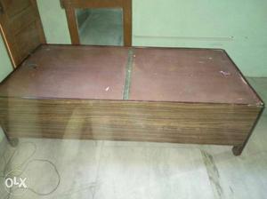 Wooden bed with Box King size