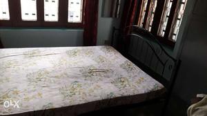 Wrought Iron Bed with Matress