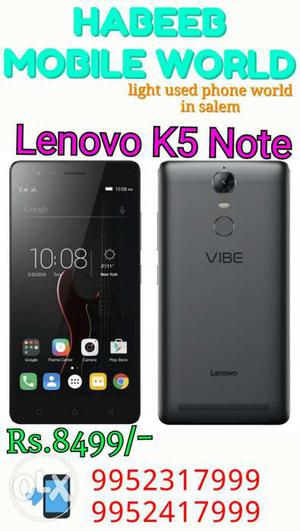 Dear Customers Lenovo Vibe K5 Note Light used