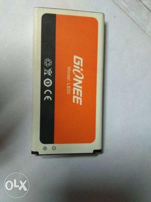 Gionee L800 Battery, very good condition & one