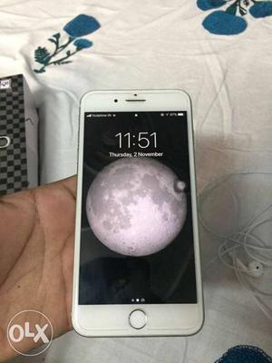 Iphone 8plus 64gb silver 80 days old with box and