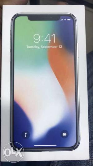 Iphone X 64gb 25days old like new final price