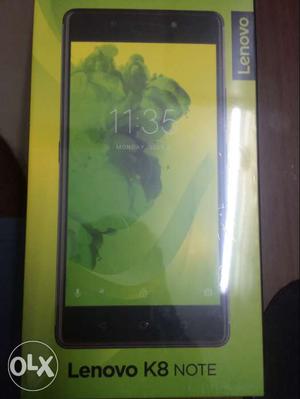 Lenovo k8 note seal piece with all accessories