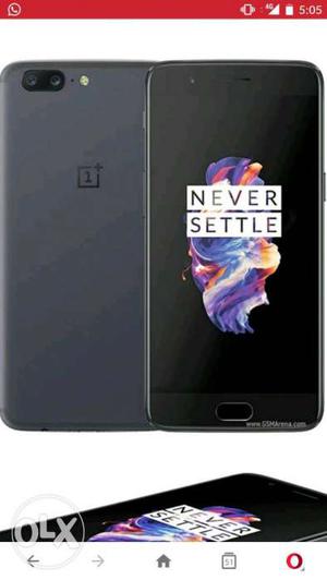 One plus 5 brand new 2 months old unused with