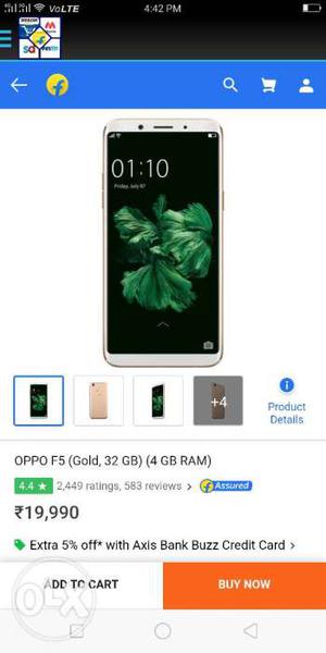 Oppof5 only 20 days