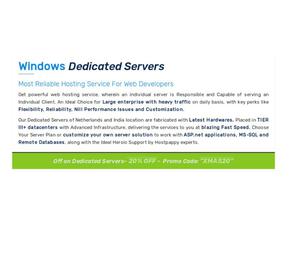 Own Dedicated servers of Hostpappy-In Accordance to your nee