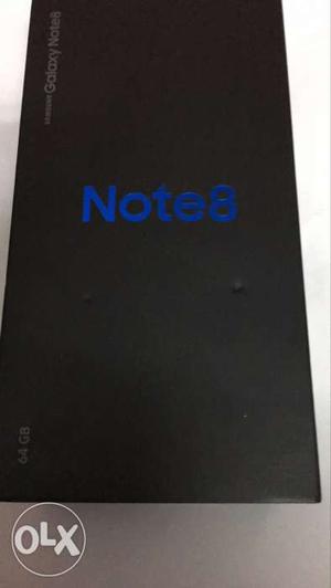 Samsung galaxy note 8 47 days old black color.