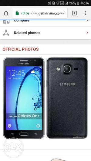 Samsung galaxy on5 pro black 16 gb 2 gb ram Bill