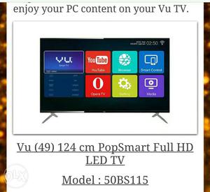 124CM Black PopSmart LED TV Screenshot