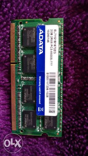 2GB DDR3 Adata  MHZ SO-DIMM laptop RAM