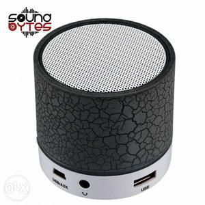 Black And Gray Sound Oytes Portable Speaker