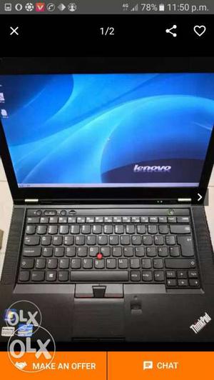 Black Lenovo Laptop Screenshot