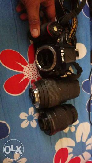 Black Nikon DSLR Camera With Lens