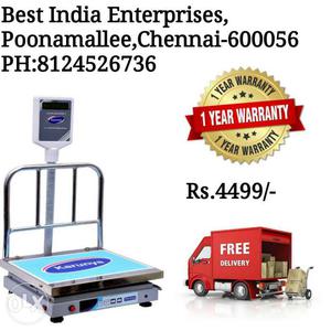 Brand New 60KG Weighing Scale with 1 year Warranty