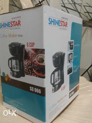 Brand new coffee maker for 6 cups