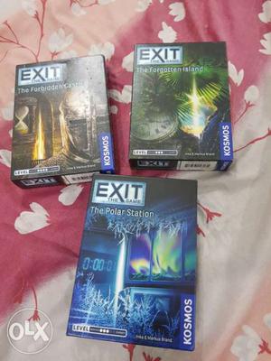 Brand new unplayed 3 Exit the Game Escape Room