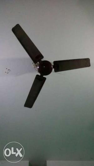 Brown 3-bladed Ceiling Fan