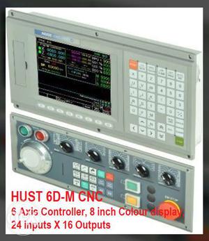 CNC Controller Hust, 6 Axis Control, 8" Colour Screen, for