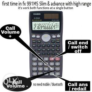 Fx-991MS - spy Calculator - with nano earpiece !