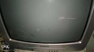 Gray color CRT TV