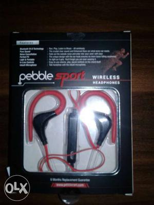 Pebble sport wireless headphones