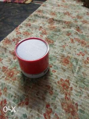 Pink And White Portable Speaker