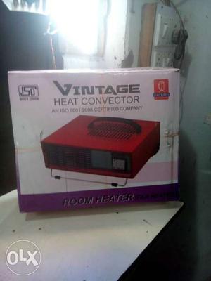 Red And Black Vinitage Heat Convector Box
