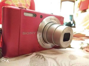 Red Sony Compact Camera Screenshot