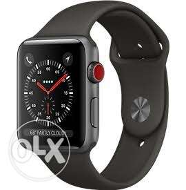 Space Gray Aluminum Case Apple Watch With Black Sports Band