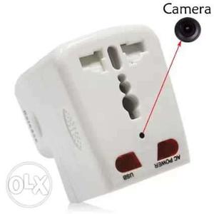 White Adapter With Camera