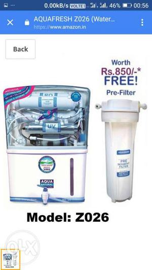 White Water Purifier System RO+UV+UF+TDS with one year