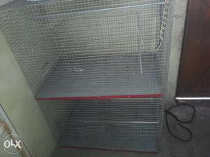 4x4.cage with 2 partician 3x2.75 cage with 3 partian