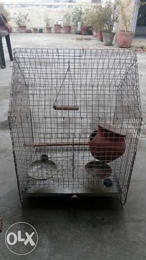 Bird cage only 2 days used.