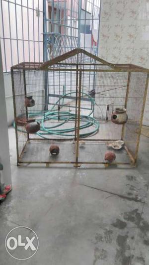 Birds cage big size with tray