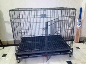 Cage for dog. Height and length 3 ft, width 2ft.
